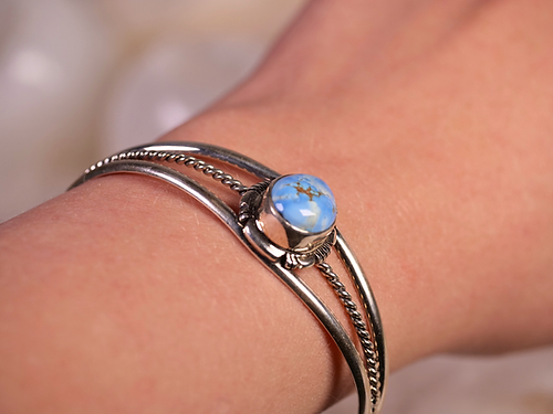 Golden Hill Turquoise Cuff Bracelet