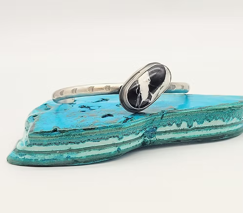 White Buffalo Solitaire Cuff