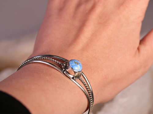 Golden Hill Turquoise Cuff Bracelet