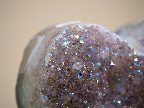 Druzy Quartz Heart