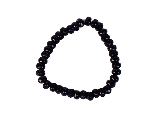 Blue Sandstone Stretch Bracelet