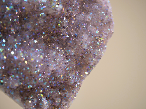 Druzy Quartz Heart