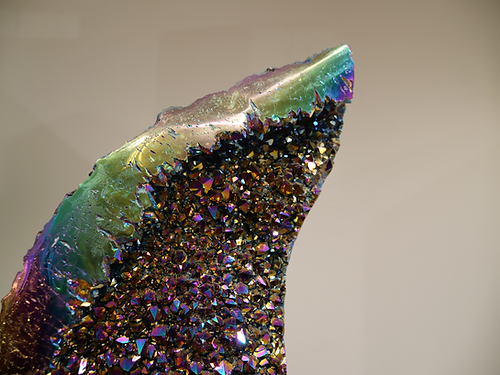 Titanium Druzy Quartz Moon
