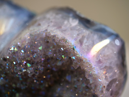 Druzy Quartz Heart