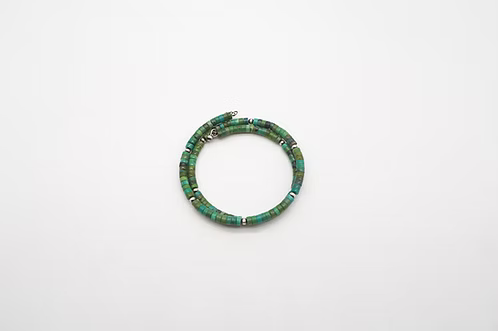 Green Turquoise Wrap-Around Bracelet