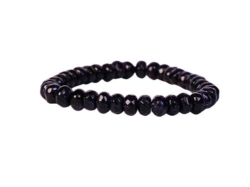 Blue Sandstone Stretch Bracelet